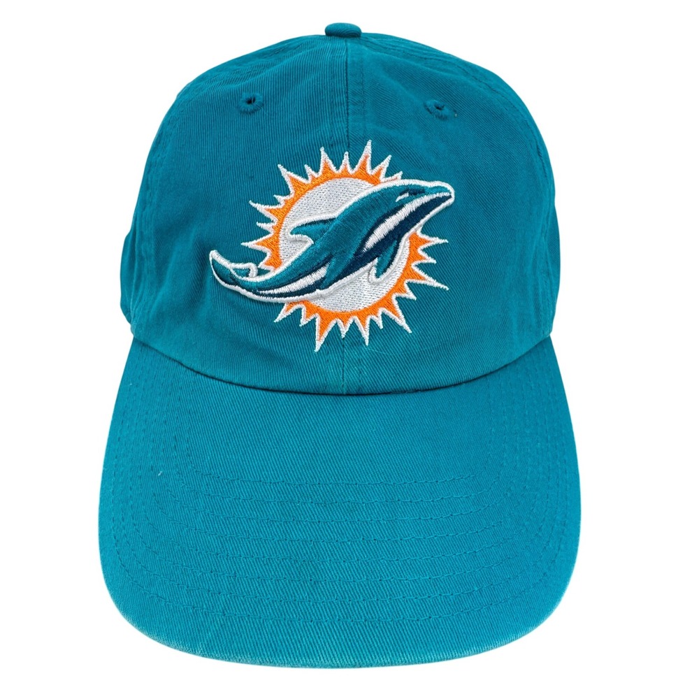 Miami Dolphins Hat Cap Teal Adjustable Strap 47 Brand NFL Football‎